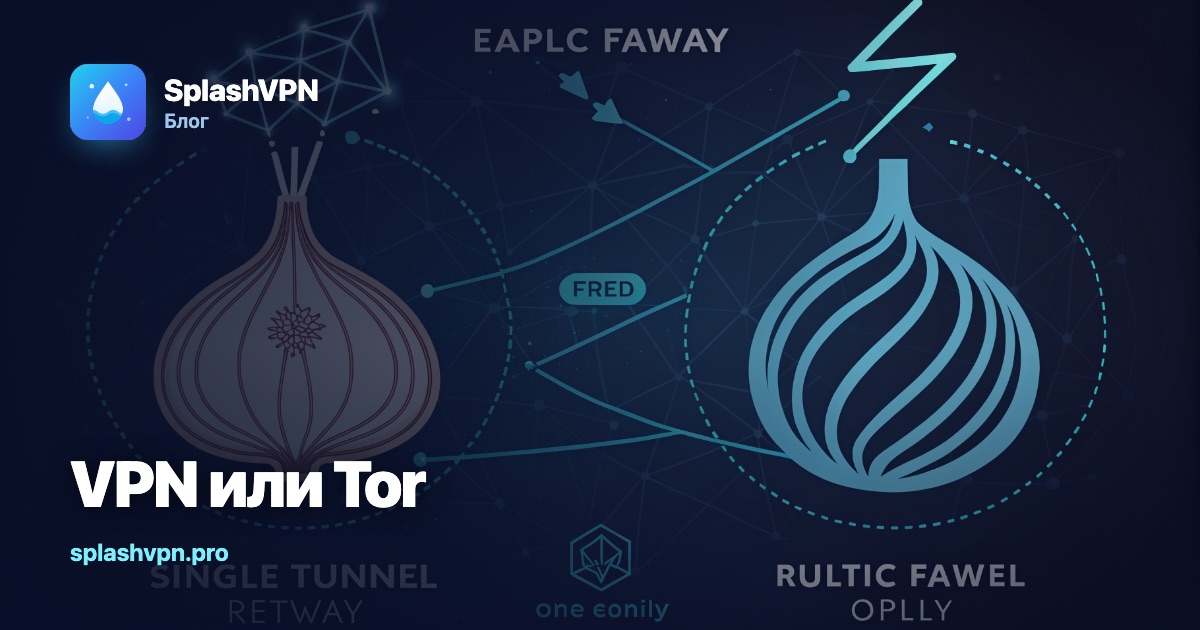 VPN или Tor: что выбрать и в чём разница